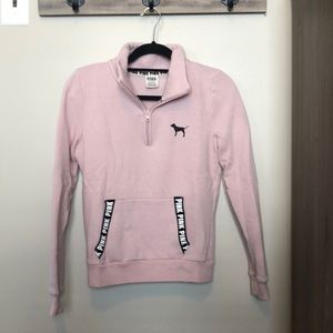 PINK Quarter zip pullover